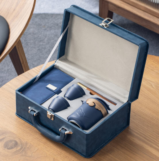 ชุดชงชา,ชุดของขวัญ,ชุดชงชาเซรามิก,สกรีนโลโก้