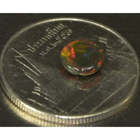 โอปอลหลากสี (ฺBlack Opal) 0.40กะรัต
