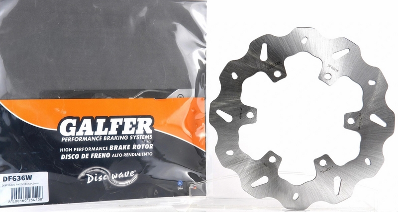 จานเบรค หลัง GALFER สำหรับ Monster 821 2018+ จอสี