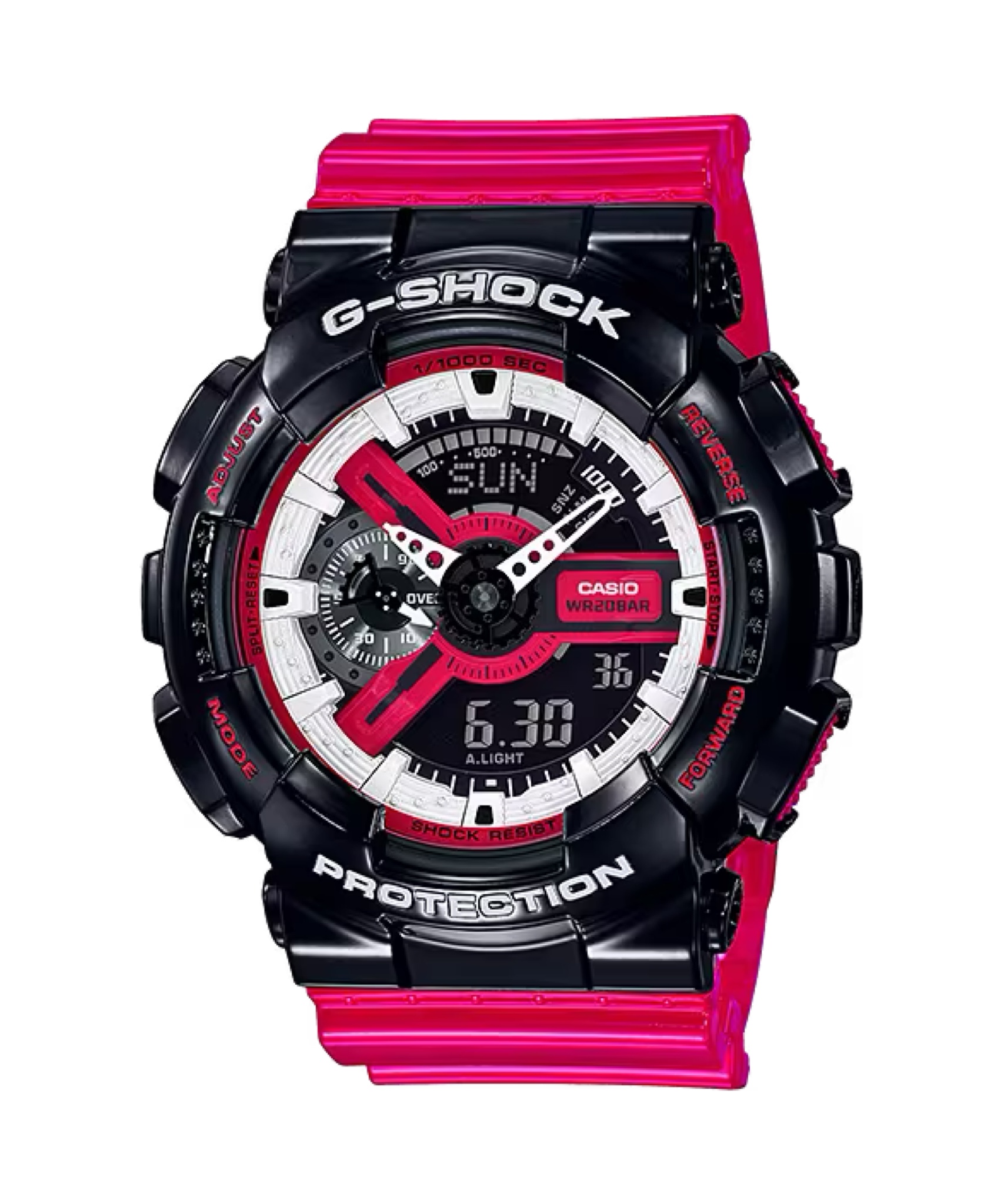 CASIO G-SHOCK นาฬิกาข้อมือ นาฬิกากันน้ำ นาฬิกาของแท้ ประกันศูนย์ CMG 1 ปี รุ่น GA-110RB-1A