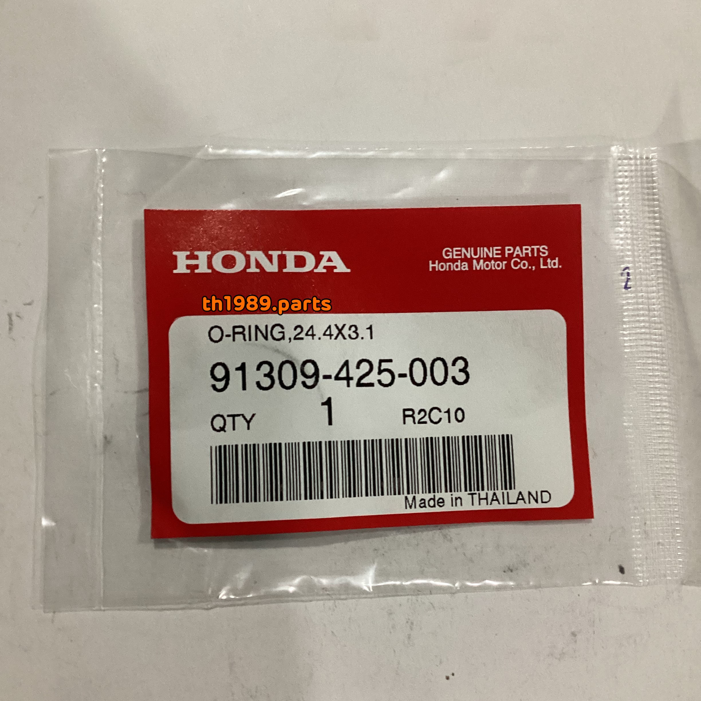 91309-425-003 โอริง 24.4x3.1 (ARAI) WAVE125i 2004-2020 , FORZA300 2018-2020 , FORZA350 2020-2022 อะไหล่แท้ HONDA