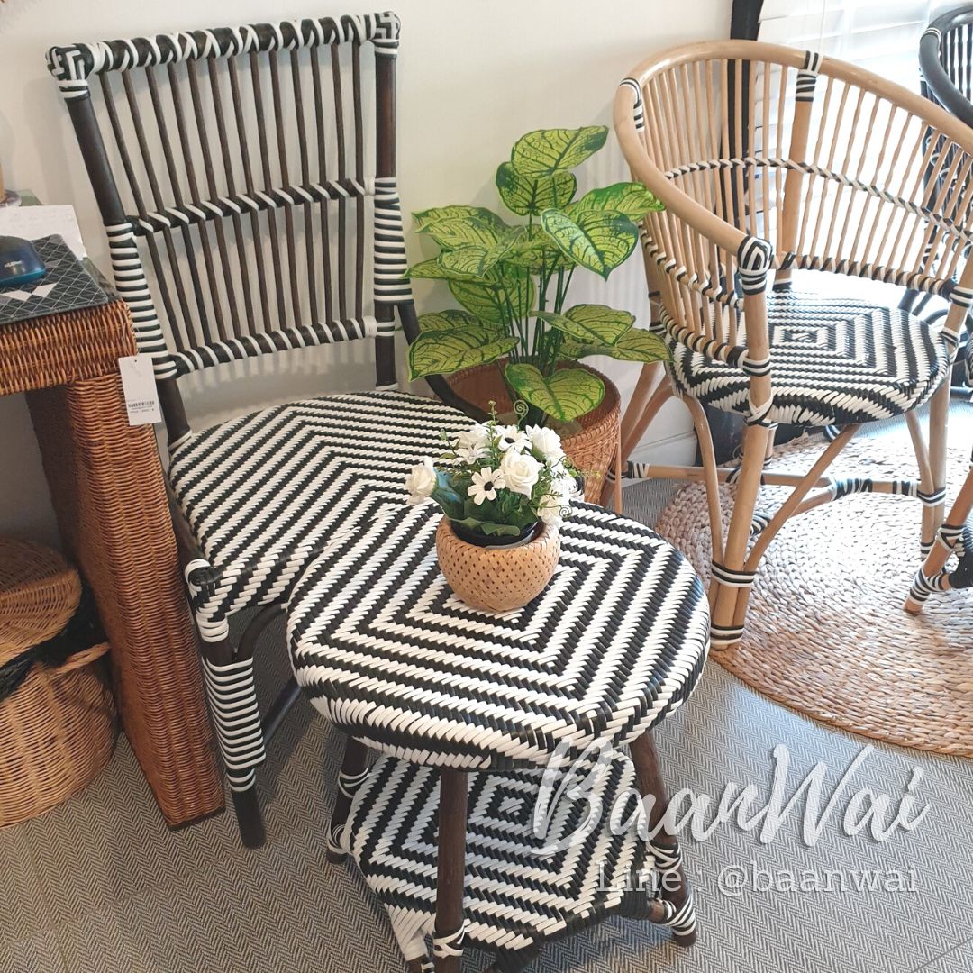ชุดหวายเทียม สไตล์มินิมอล Bistro Chair Set