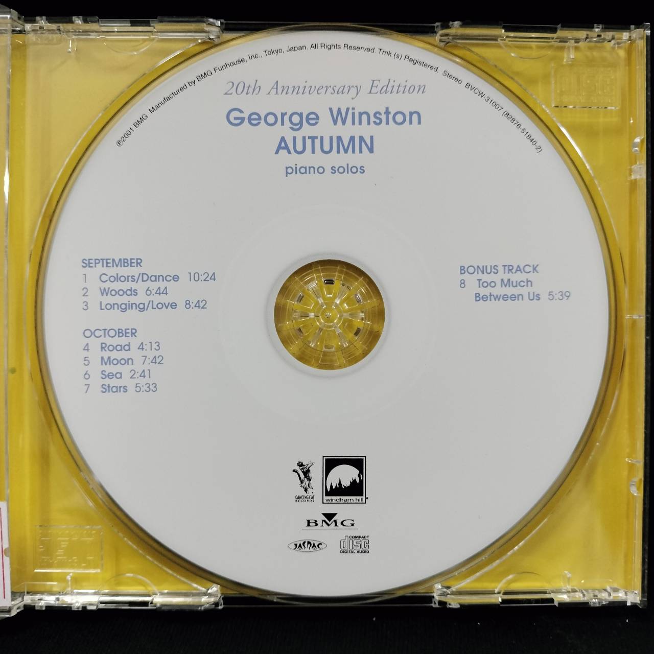 George Winston – Autumn (20th Anniversary Edition) / JAPAN / แผ่นดี