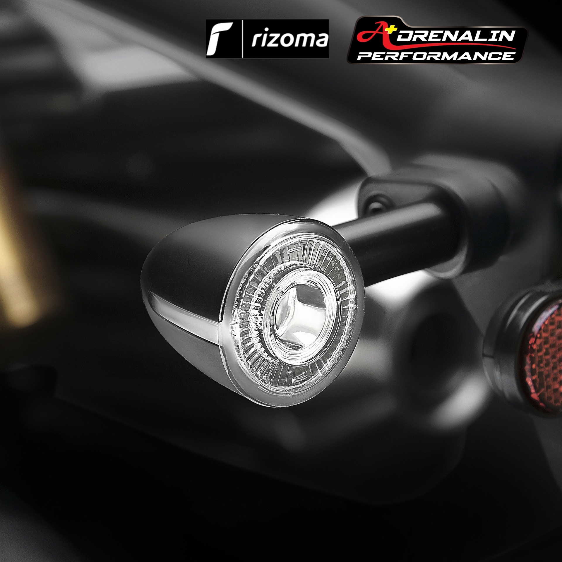 Rizoma - ไฟเลี้ยว รุ่น iride ไฟกลม แนว retro ราคา/ข้าง