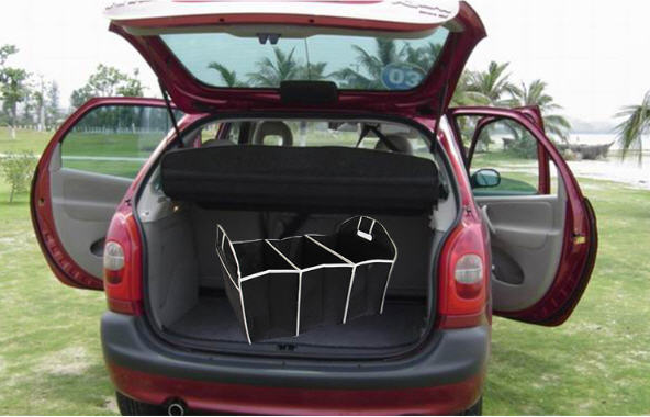 กระเป๋าเก็บของท้ายรถพับได้