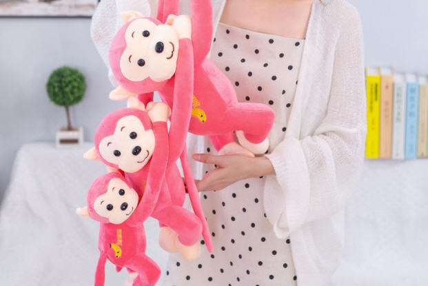 ตุ๊กตาลิง,ตุ๊กตาลิงน้อย,ตุ๊กตา,ตุ๊กตาลิงน้อยแขนยาว,ตุ๊กตาลิงน้อยน่ารัก,มี3ขนาด45cm,55cm,65cm(ขนาดรวมแขน)