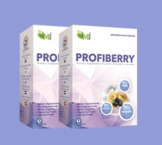 โพรไบโอติก ไฟเบอร์ดีท็อกซ์ PROFIBERRY 2 กล่อง