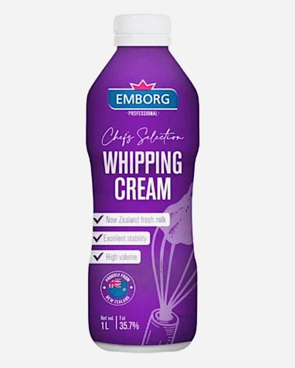 Emborg Dairy Whipping Cream วิปปิ้งครีมเอ็มบอกร์ก 1 Ltr. (02-8566)(สินค้าแช่เย็น)