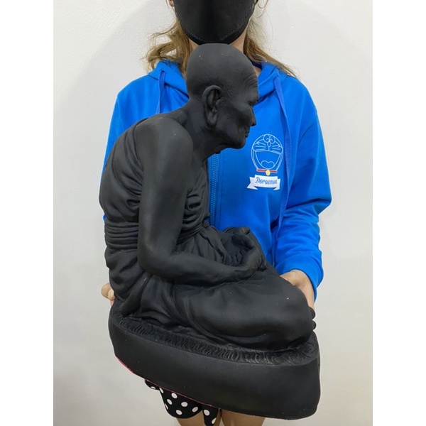 หลวงปู่ทวด องค์ดำขลัง กว้าง12นิ้ว สูง14นิ้ว เเคล้วคลาดปลอดภัย