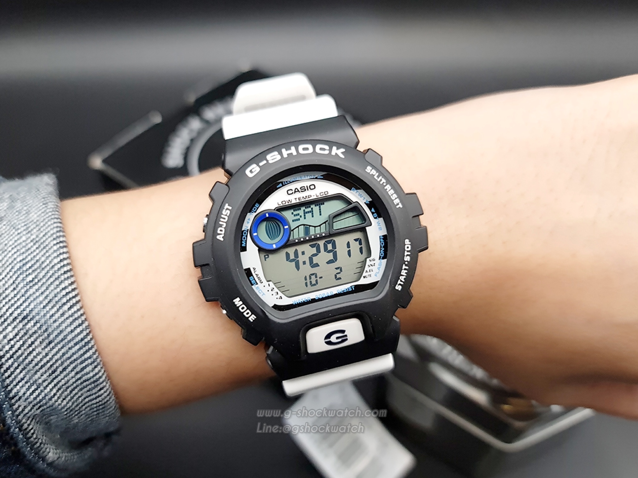 CASIO G-SHOCK นาฬิกาข้อมือ นาฬิกากันน้ำ นาฬิกาของแท้ ประกันศูนย์ CMG 1 ปี รุ่น GLX-6900SS-1J