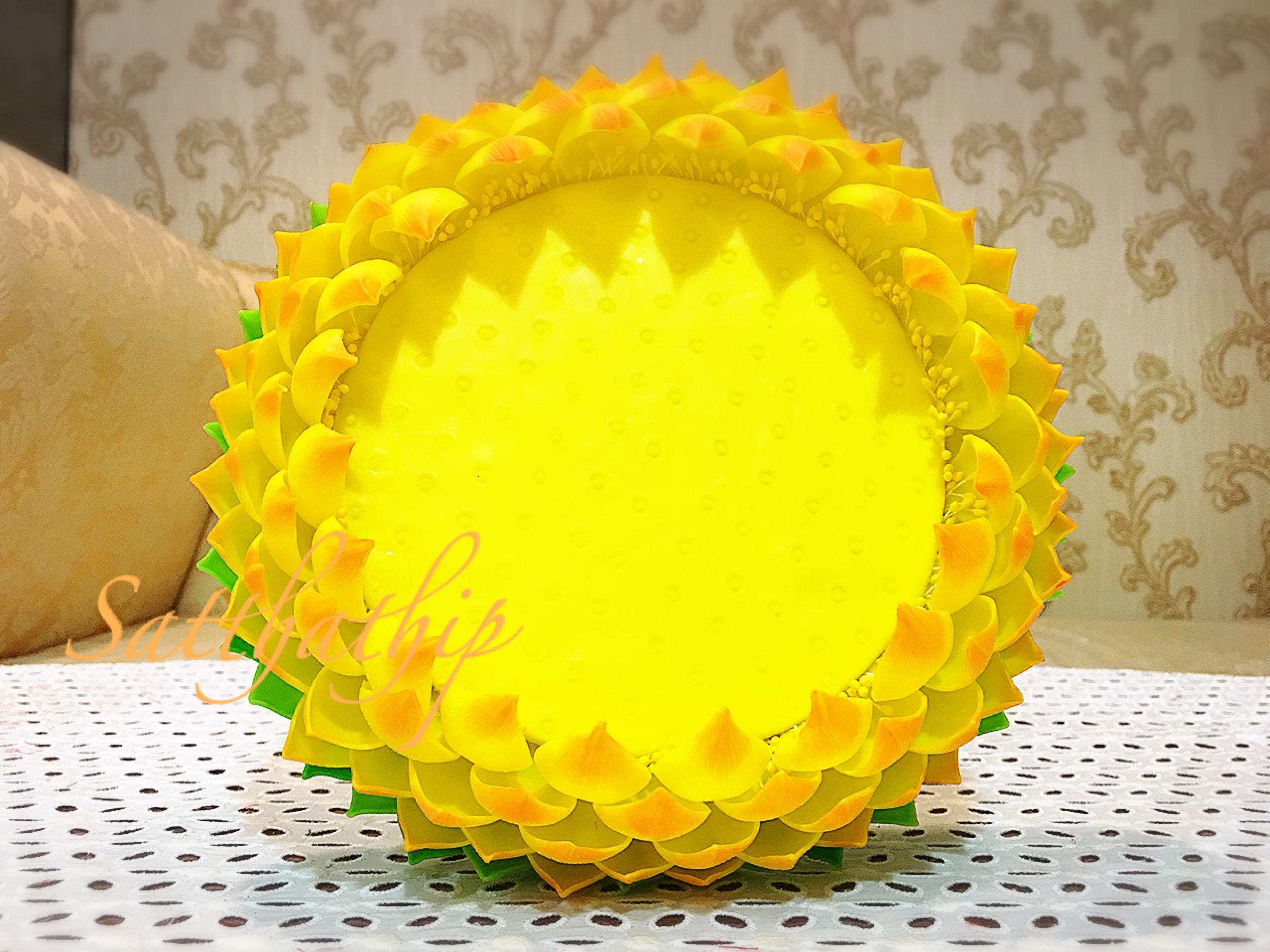 ถาดบัว ประดิษฐ์จากดิน - ฐานบัว ประดิษฐ์จากดิน - พานบัว ประดิษฐ์จากดิน - ถาดบัวดินปั้น - ฐานบัวดินปั้น - พานบัวดินปั้น - ฐานรองพระ - Tray