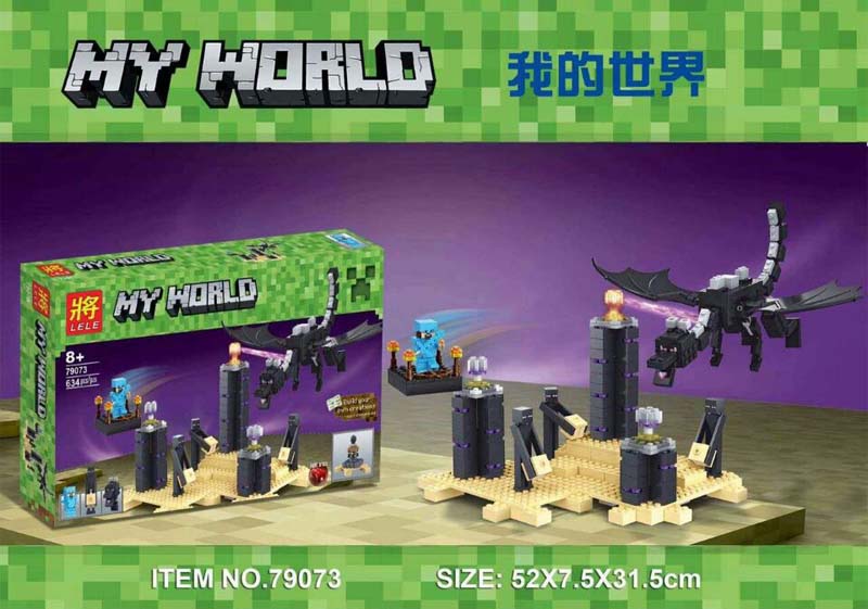 เลโก้จีน LELE 79073 ชุด Minecraft The Ender Dragon