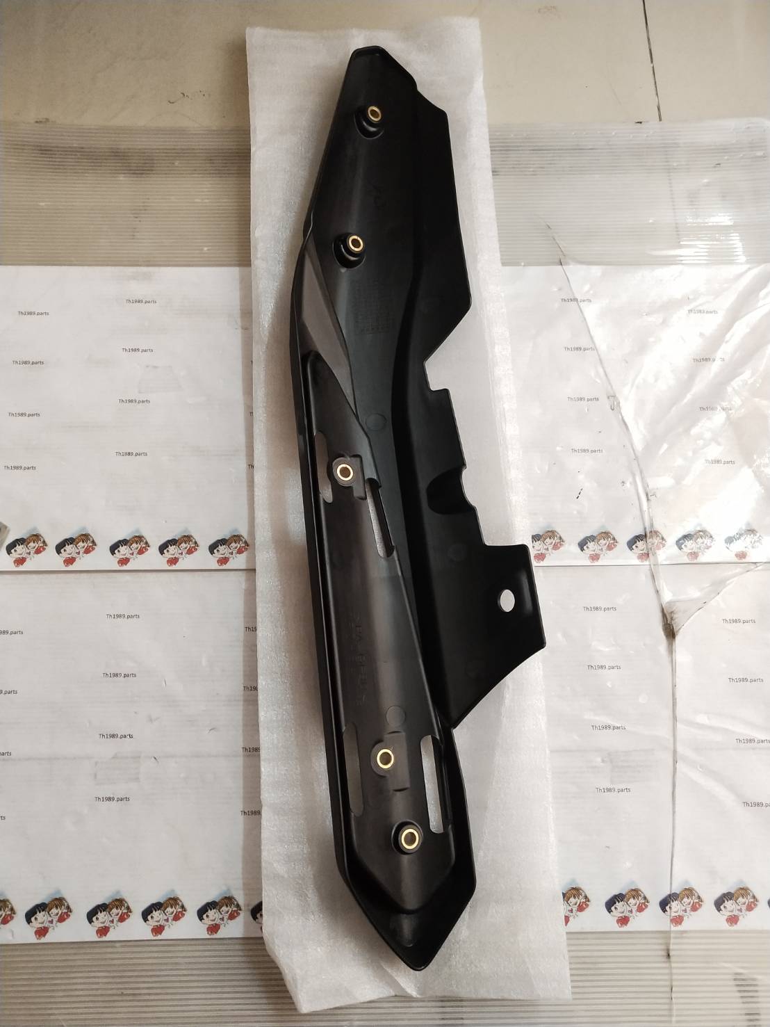 แผงกันท่อไอเสียตัวใน SPARK115i 2013-2016 , SPARK LX , FINN 2018-2019 อะไหล่แท้ YAMAHA 1FC-E4718-00