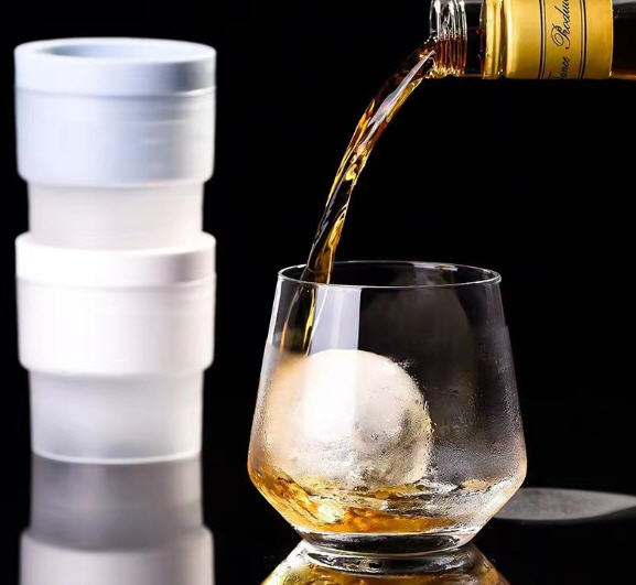 พิมพ์น้ำแข็งซิลิโคน,ซิลิโคนทำน้ำแข็งทรงกลม