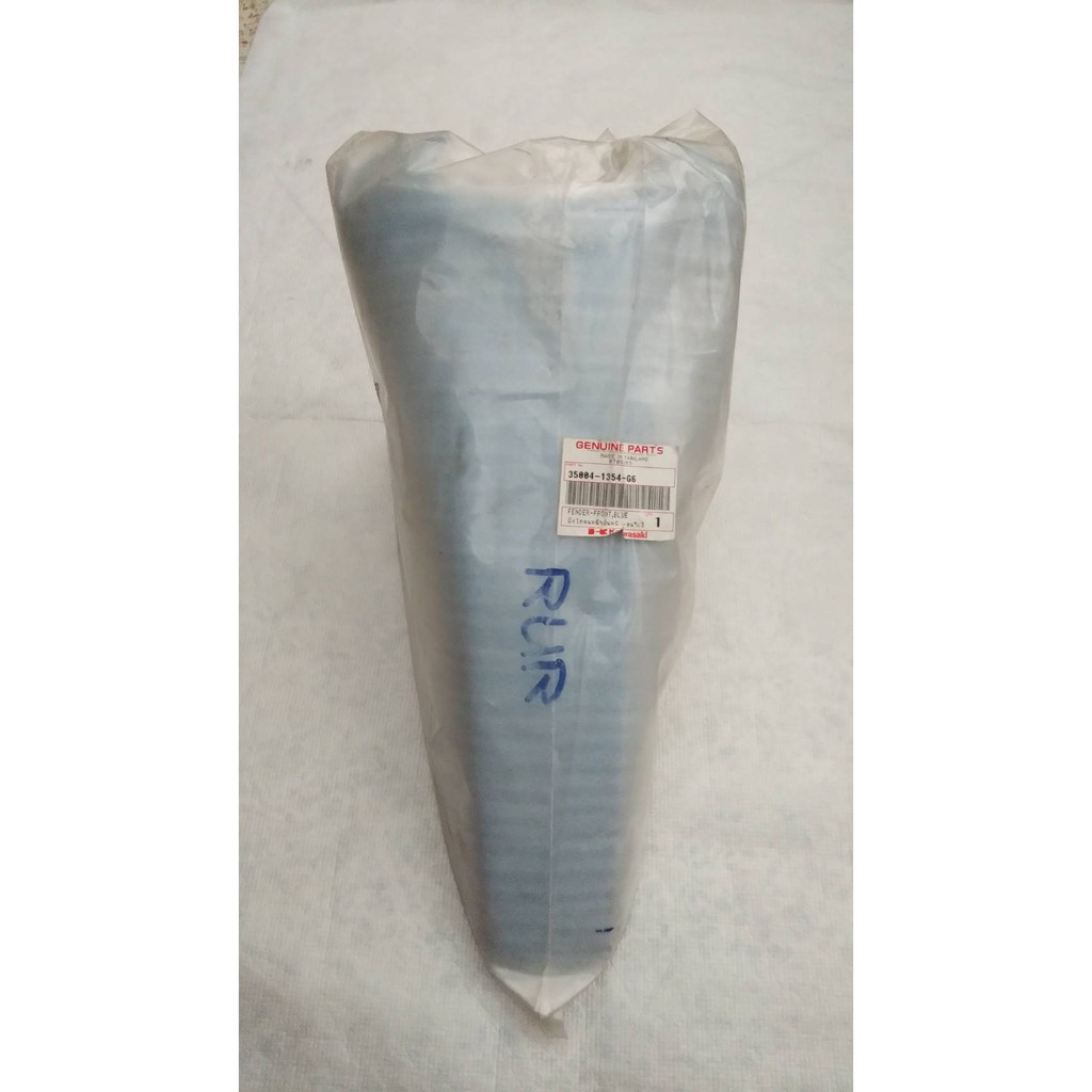 บังโคลนหน้าอันหน้า -สีน้ำเงิน สำหรับรุ่น CHEER AN110J2 อะไหล่แท้ KAWASAKI 35004-1354-G6