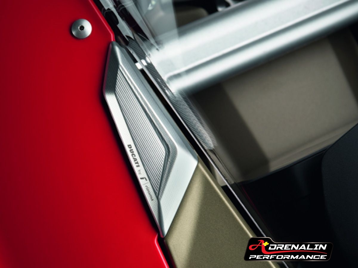 ducati performance ตัวอุดกระจก by Rizoma สีเงิน สำหรับ panigale V4 ทุกปี