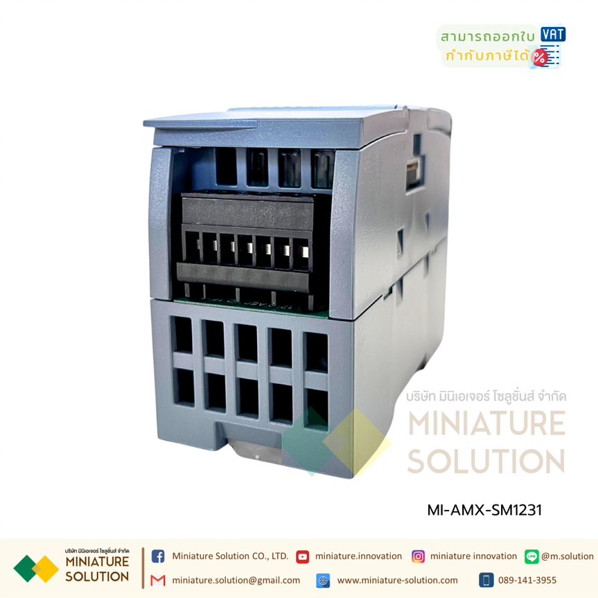Amsamotion S7-1200, Analog input, SM 1231, 8 AI : 231-4HF32-0XB0 Analog_8 inputs, 13-bit resolution