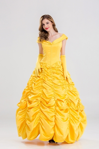 ชุดเจ้าหญิงเบลล์ (โฉมงามกับเจ้าชายอสูร) Beauty and the Beast ไซส์ S M