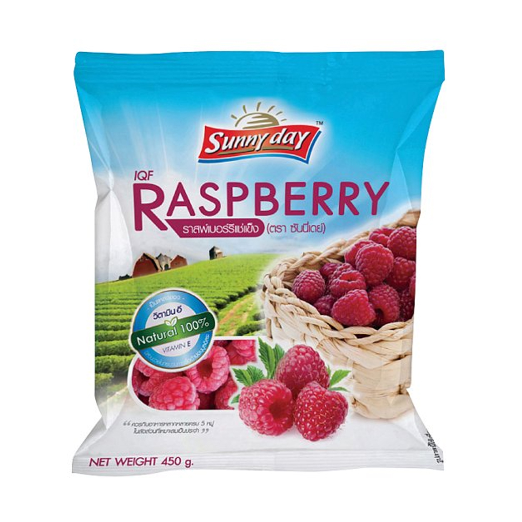 Sunny Day Frozen Raspberry 450 g. ซันนี่เดย์ ราสพ์เบอรี่แช่แข็ง 450 กรัม (05-8892)