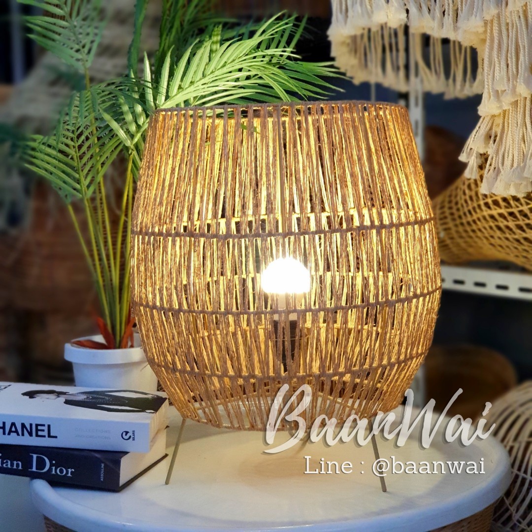 โคมไฟเชือกตั้งพื้น 40 cm * สูง 48 cm