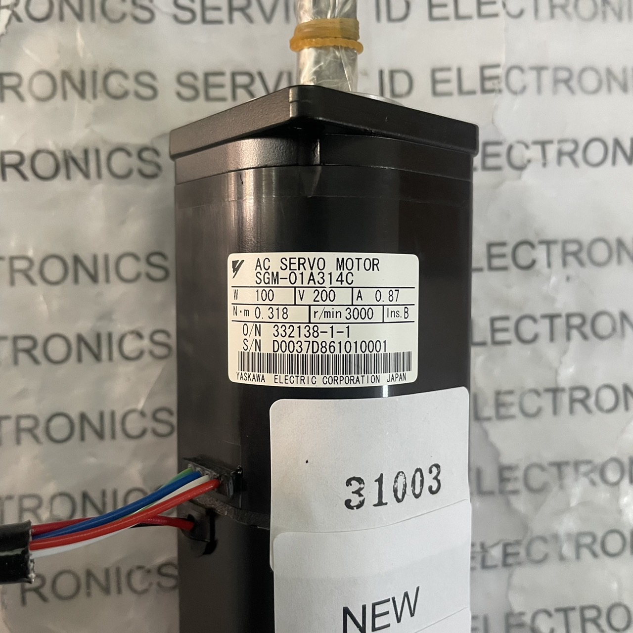 SGM-01A314C YASKAWA SERVO MOTOR