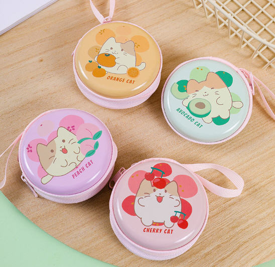 กระเป๋าใส่เศษเหรียญ,ขนาด7.5*7.5*3.5cm,สกรีนตามแบบ