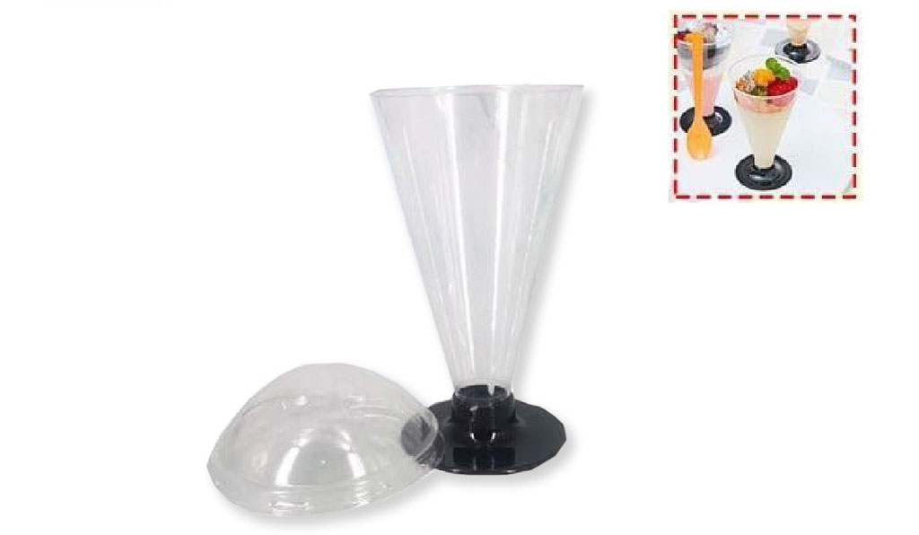 ถ้วยพาร์เฟต์พร้อมฝา BN-28 บรรจุ 20 ใบ (09-7414)