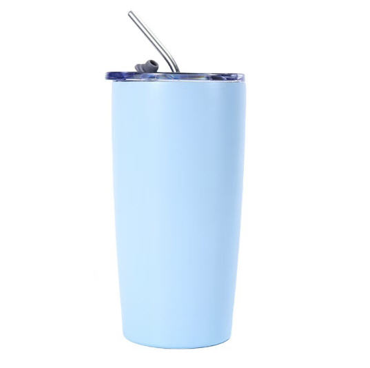 แก้วสแตนเลส,แก้วน้ำสแตนเลสพร้อมหลอด,20oz