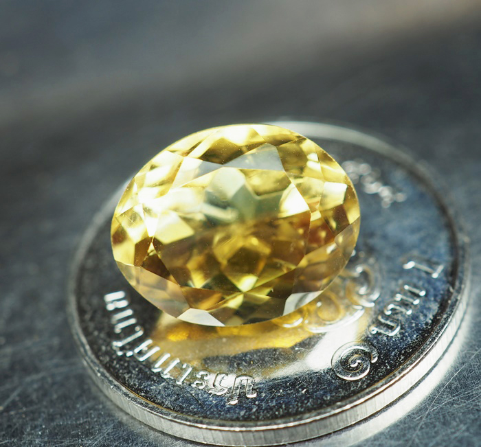 พลอยแท้ซิทริน (Citrine) 4.75 กะรัต