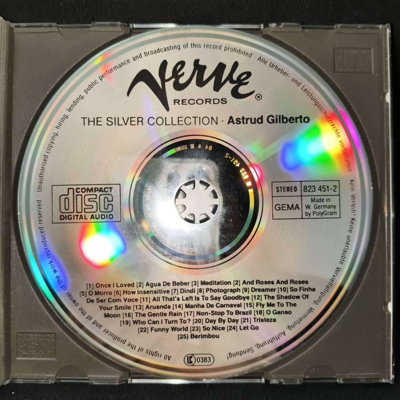 Astrud Gilberto – The Astrud Gilberto Album (The Silver Collection) / GERMANY / แผ่นดี