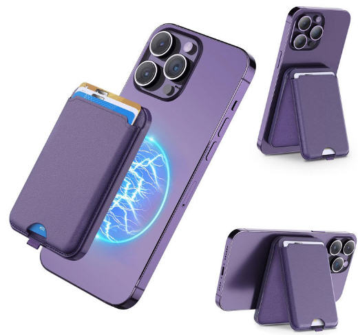 ซองใส่บัตรเครดิต,ติดด้านหลังโทรศัพท์,กระเป๋าบัตรเครดิต