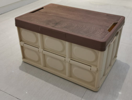 กล่องพับได้พร้อมฝาไม้,กล่องพับได้,กล่องอเนกประสงค์,กล่องเก็บของ,ขนาด42*29*23cm,ขนาด52*36*29cm