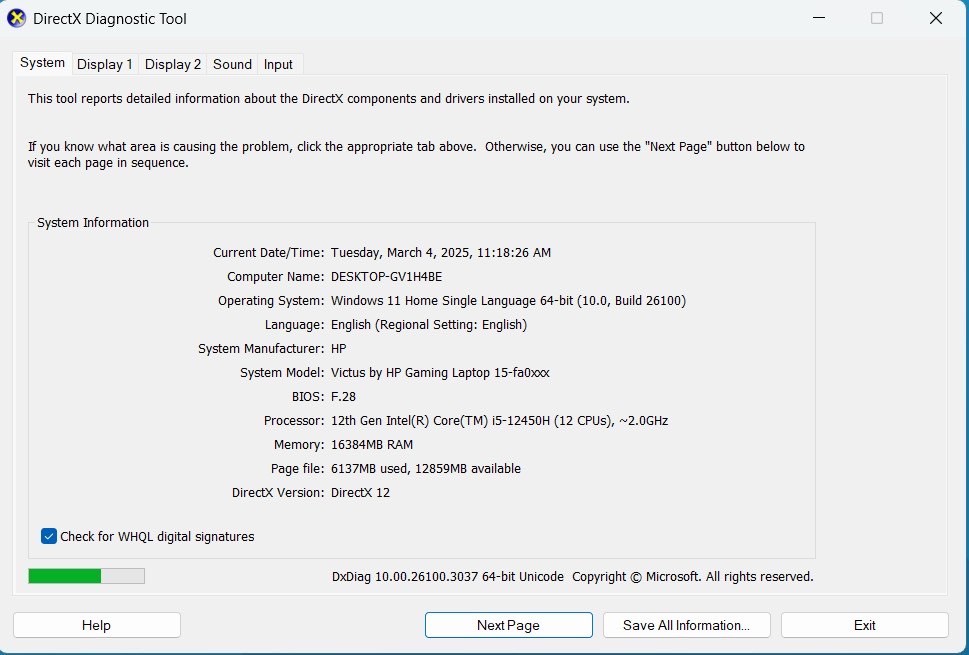 HP VICTUS 15-FA0154TX (PERFORMANCE BLUE)
