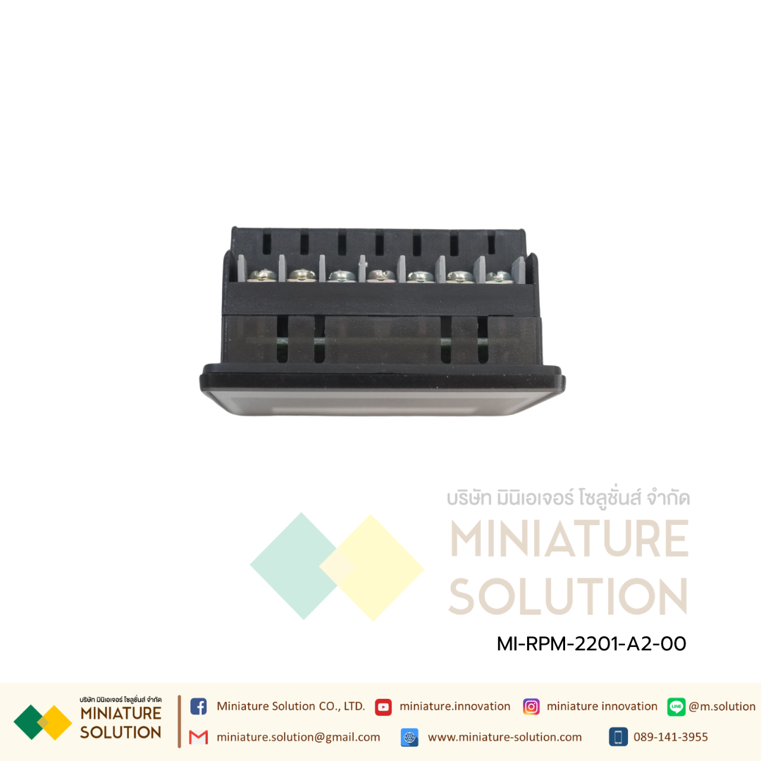 Multispan RPM Indicator RPM2201 72x72 input NPN/PNP Proximity Switch Red LED Display