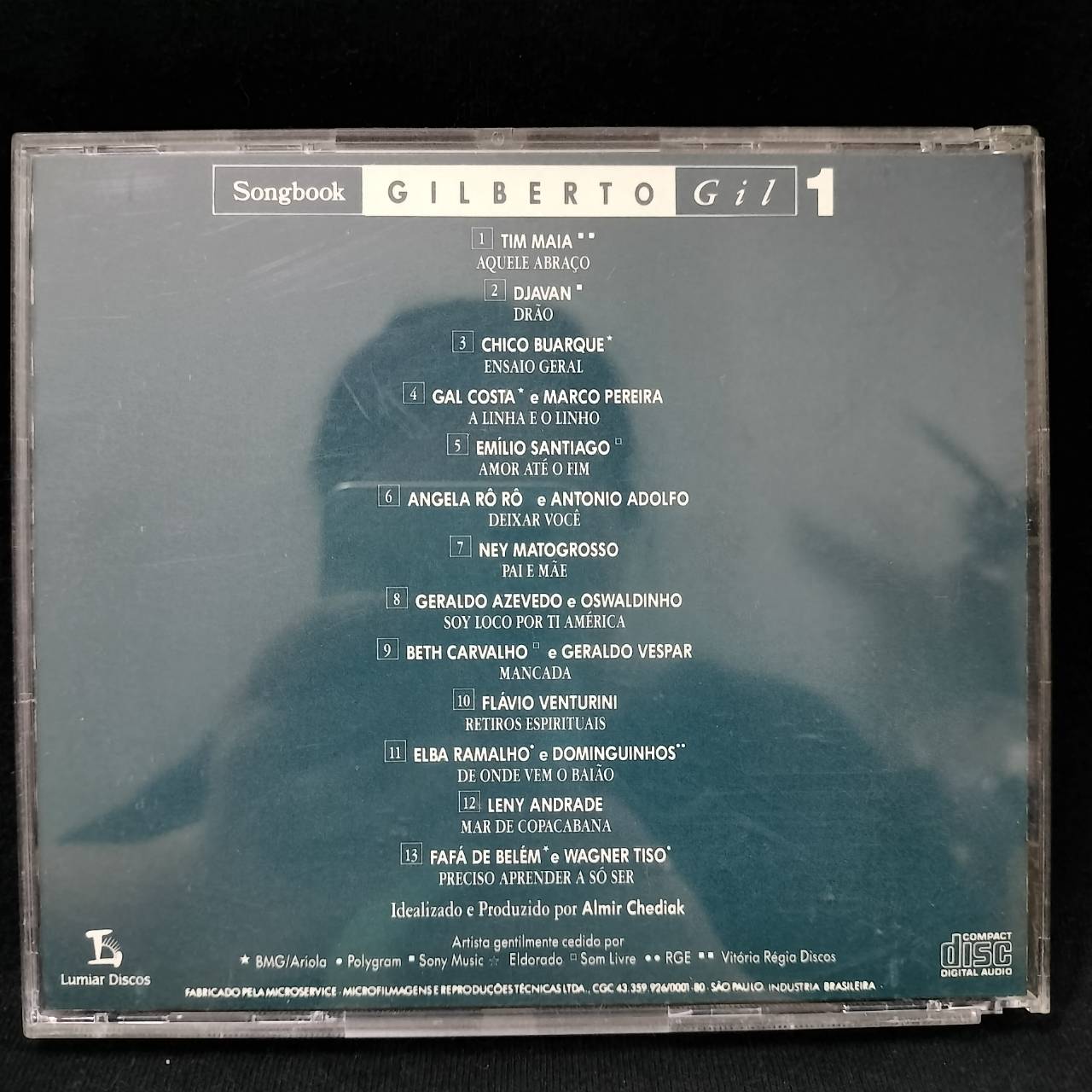 Various – Songbook Gilberto Gil Volume 1 / BRASIL / ฝากล่องหัก / แผ่นสวย