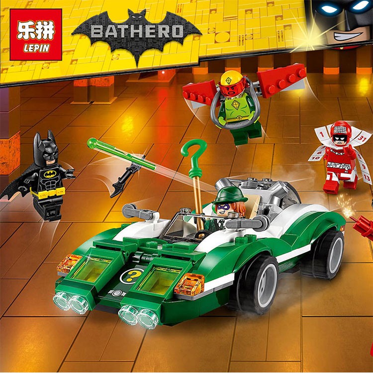 เลโก้จีน LEPIN.07059 ชุด Batman Movie The Riddler Riddle Racer