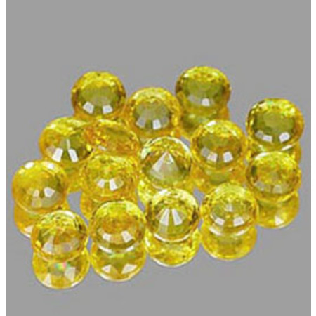 บุษราคัม( Yellow Sapphire) 1.10 กะรัต 10 ชิ้น