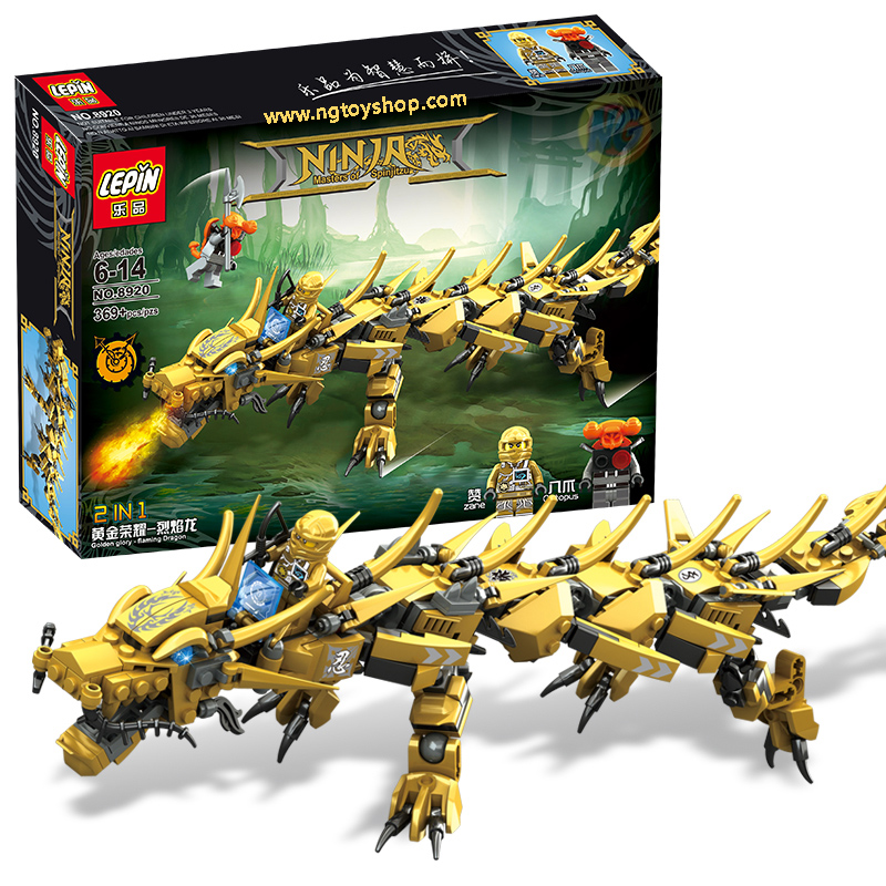 เลโก้จีน LEPIN.8920 ชุด Ninja Go Movie มังกรทอง