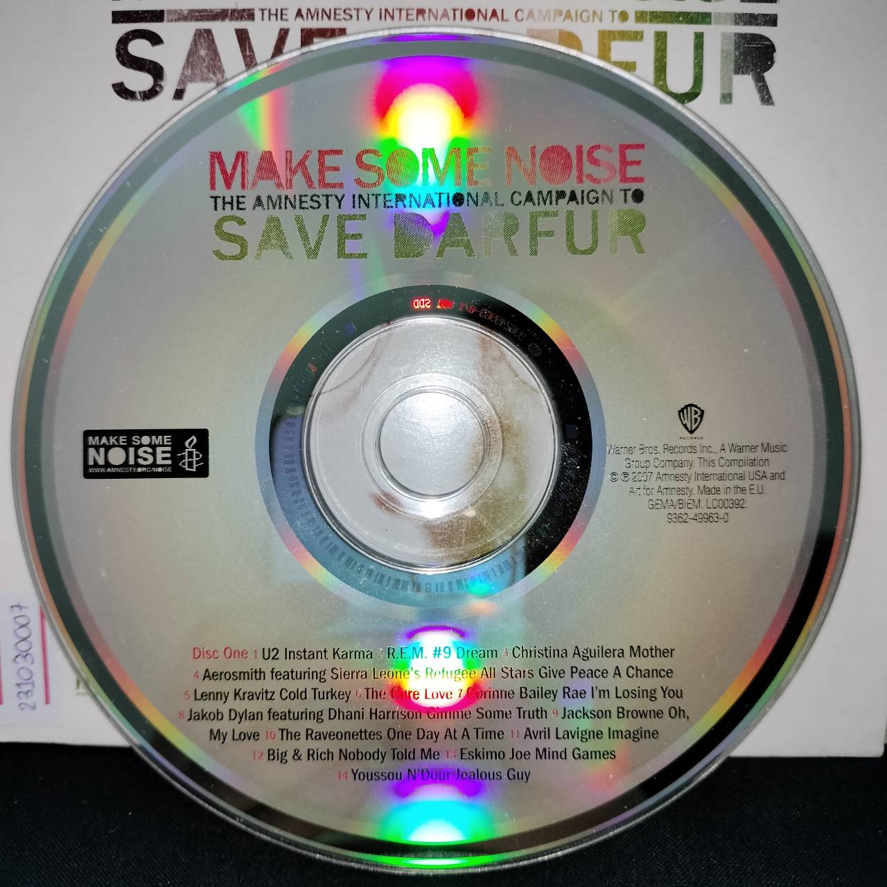 Various – Make Some Noise: The Amnesty International Campaign To Save Darfur / EU / 2CD / แผ่นดี