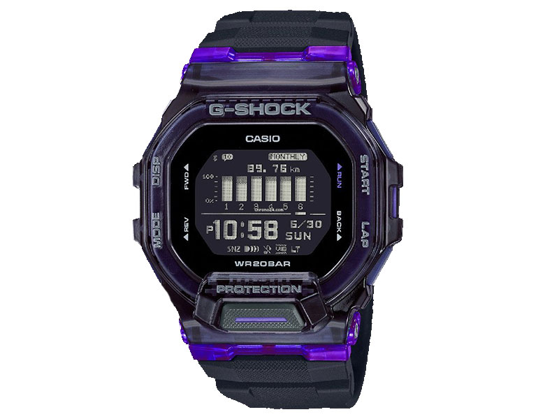 CASIO G-SHOCK นาฬิกาข้อมือ นาฬิกากันน้ำ นาฬิกาของแท้ ประกันศูนย์ CMG 1 ปี รุ่น GBD-200SM-1A6