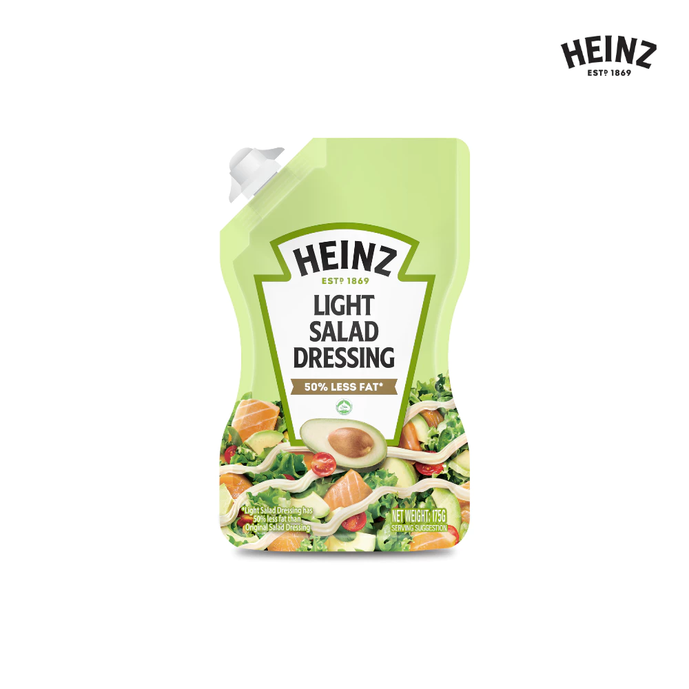 Heinz Light Salad Dressing 200 g. ไฮนซ์ น้ำสลัดสูตรไลท์ 200 กรัม (05-9233)
