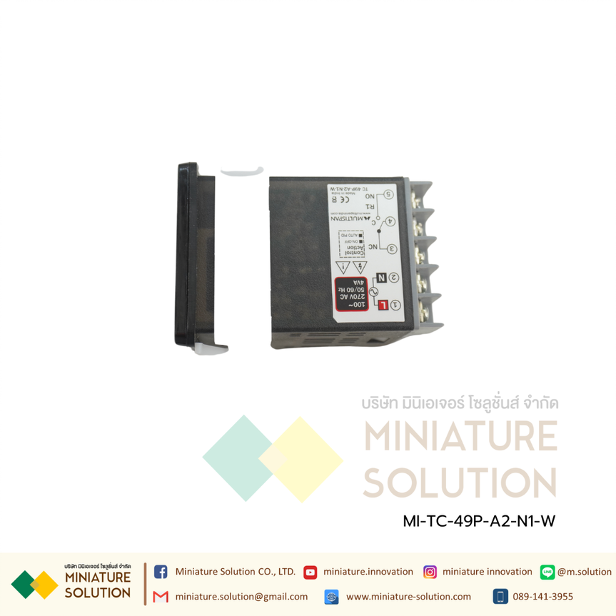 Temperature Control multispan TC49/TC49P 48x48 24VDC