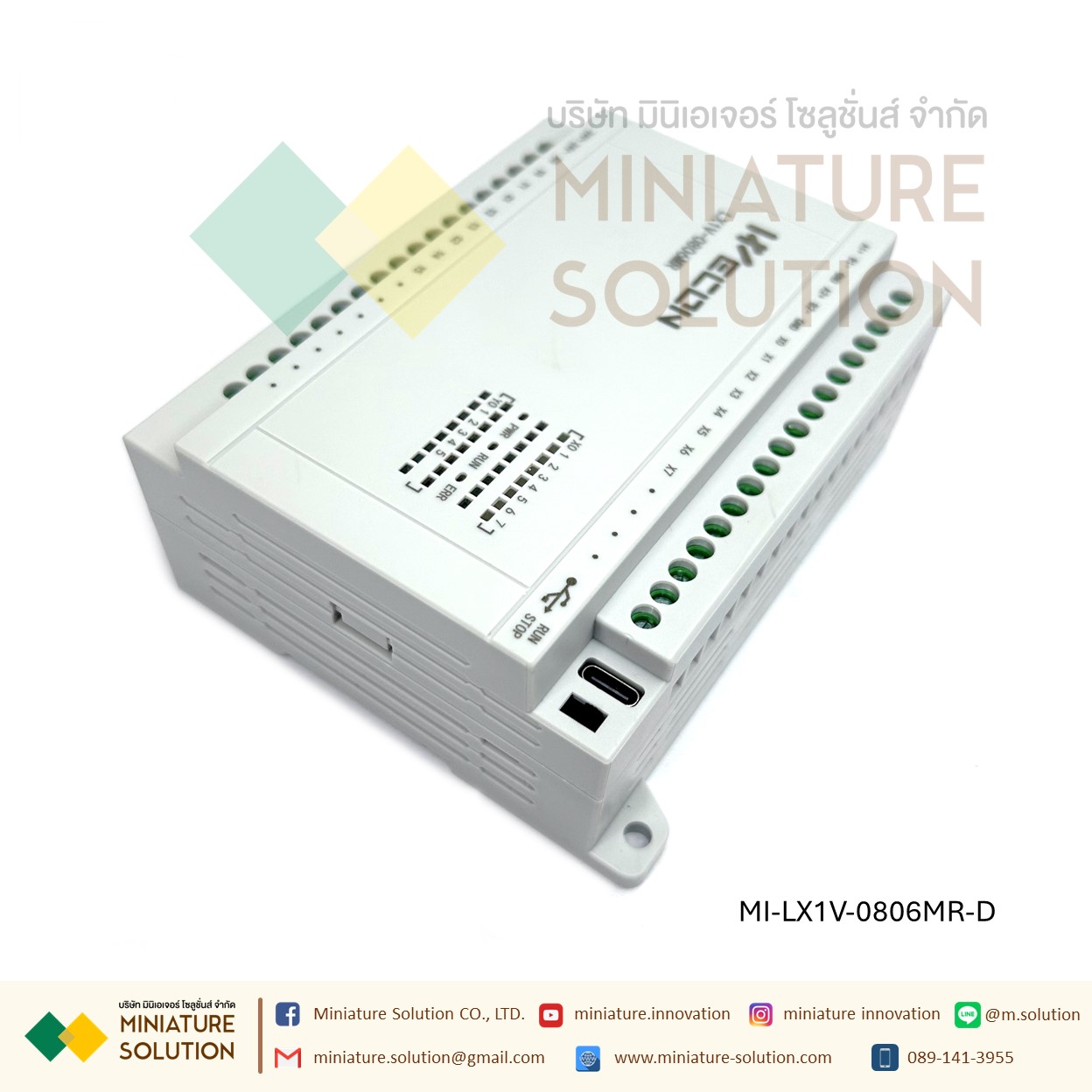 WECON PLC LX1V-0806MR-D 24VDC Suppout RS485 14 I/O LX3V-0806MR-A 32 I/O LX3V-1616MT LX3V-1616MR