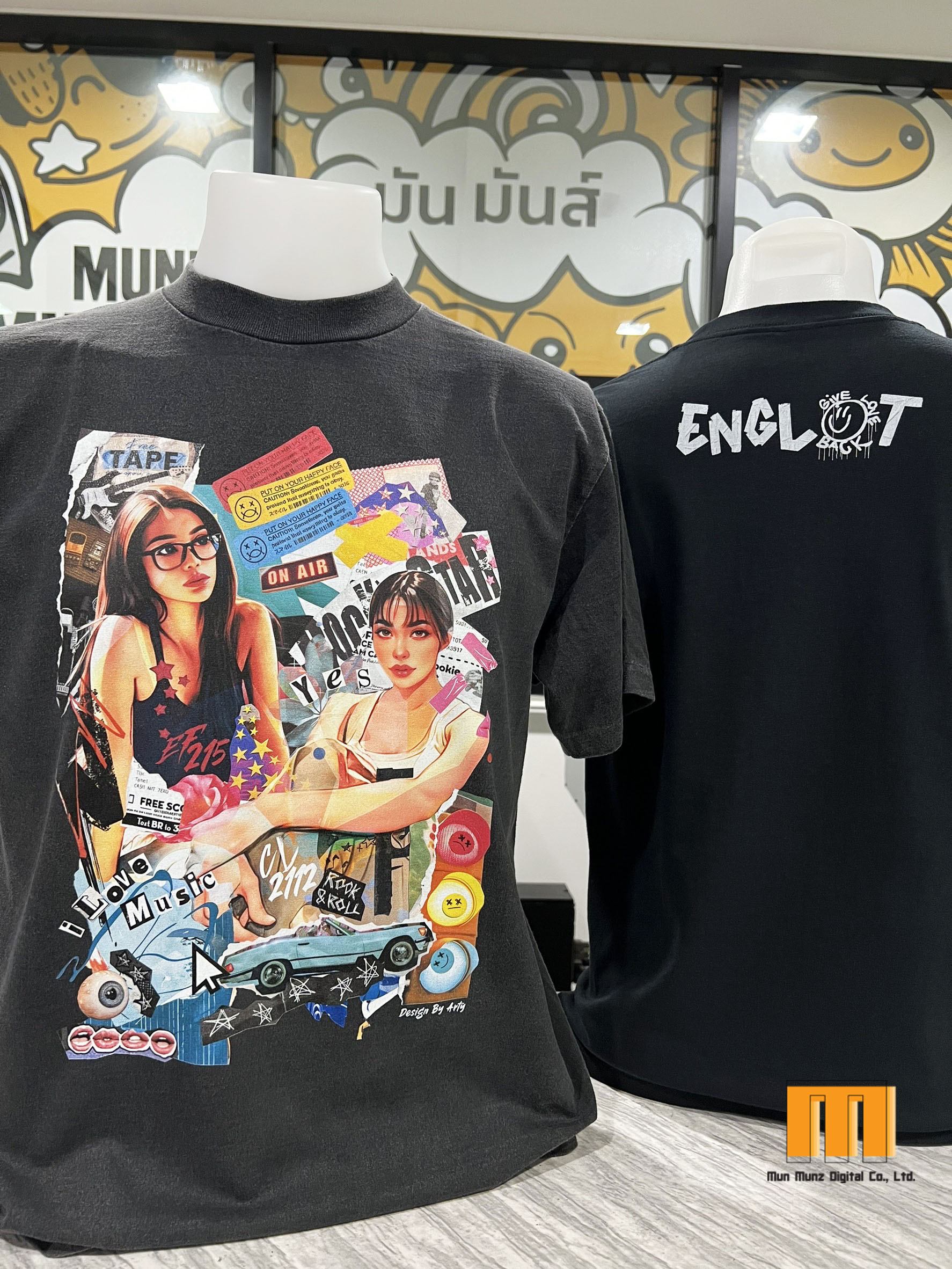 รับสกรีนเสื้อ DTG คุณภาพสูง