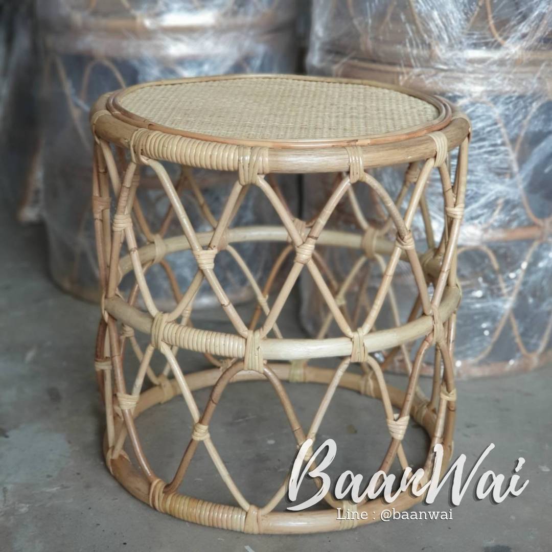 โต๊ะหวายแท้