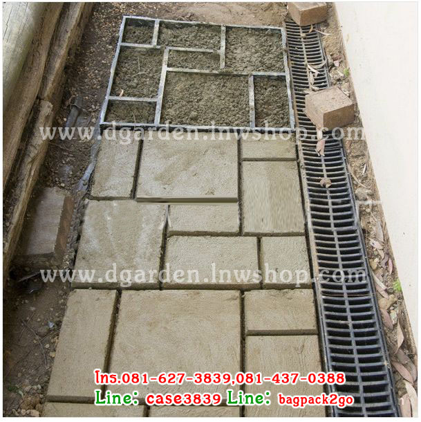 แม่พิมพ์ทางเดิน ลายอิฐ D3