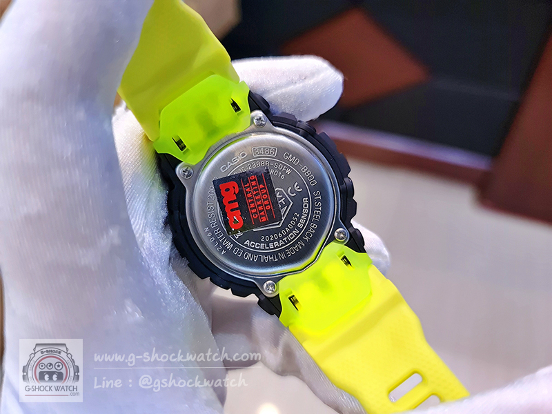 CASIO G-SHOCK นาฬิกาข้อมือ นาฬิกากันน้ำ นาฬิกาของแท้ ประกันศูนย์ CMG 1 ปี รุ่น GMD-B800SC-1B