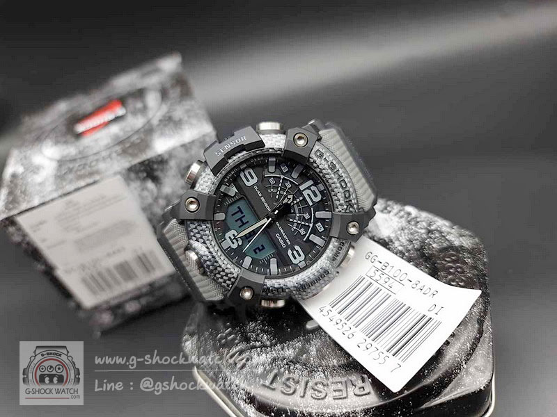 CASIO G-SHOCK นาฬิกาข้อมือ นาฬิกากันน้ำ นาฬิกาของแท้ ประกันศูนย์ CMG 1 ปี รุ่น GG-B100-8A