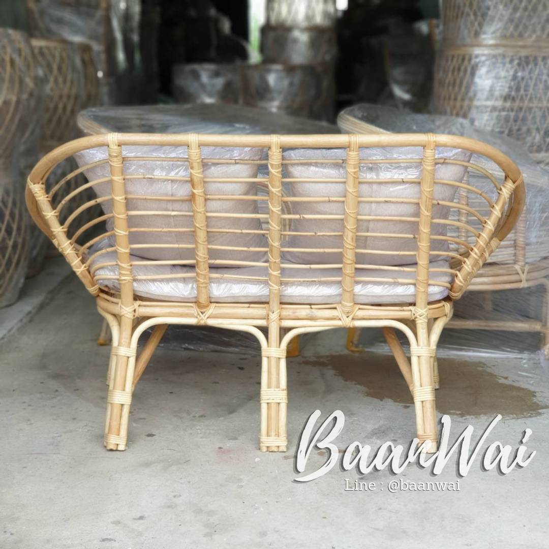 ชุดโซฟาหวายแท้