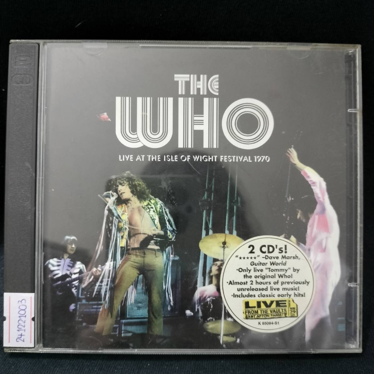 The Who – Live At The Isle Of Wight Festival 1970 / USA / 2CD / ปกในมีจุดเหลือง / แผ่นดี